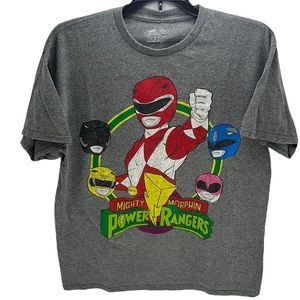 Throwback Power Ranger’s Short Sleeve Tee 18”x26” Officially Licensed 2017 Tag